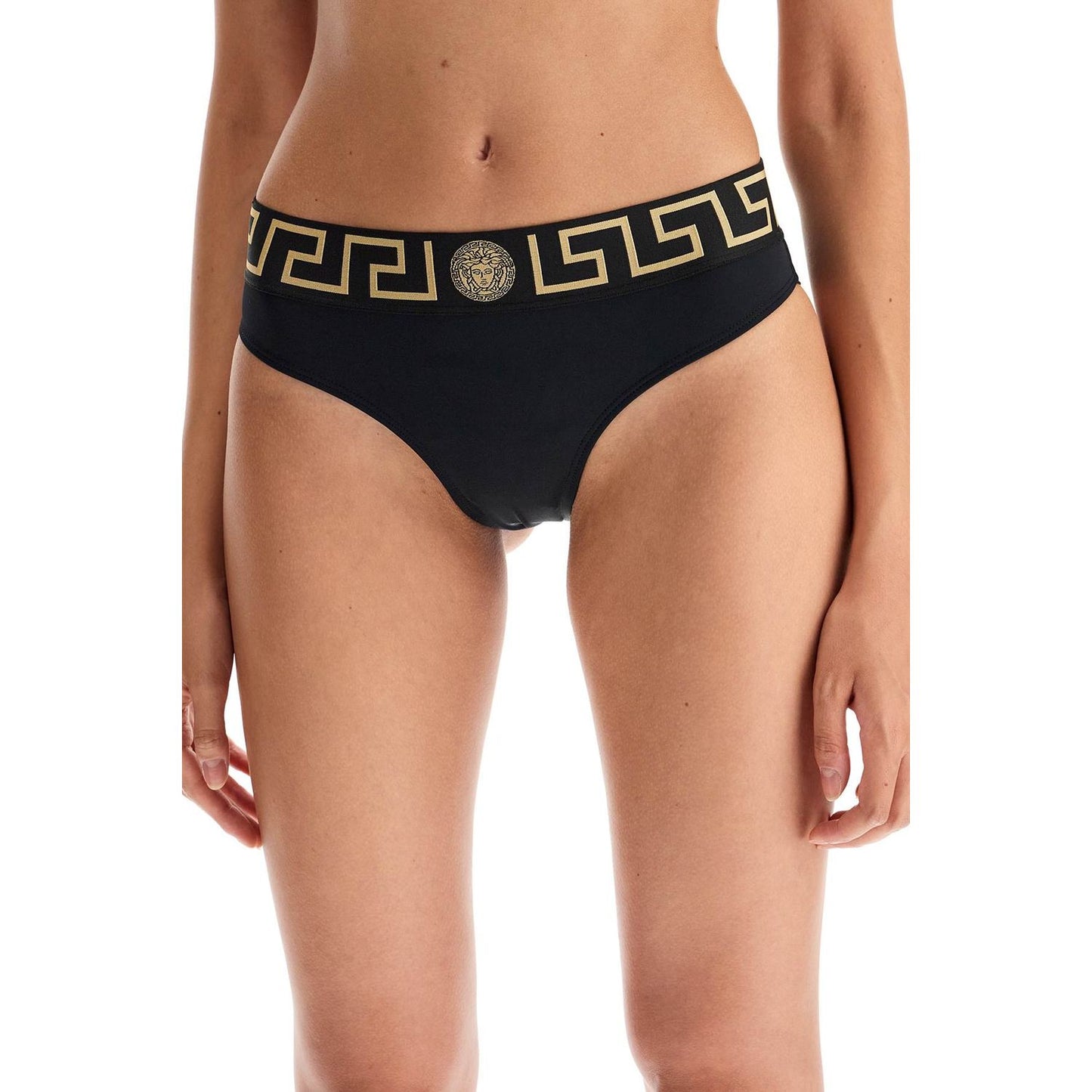 Versace bikini bottom with greek border Beachwear & underwear Versace