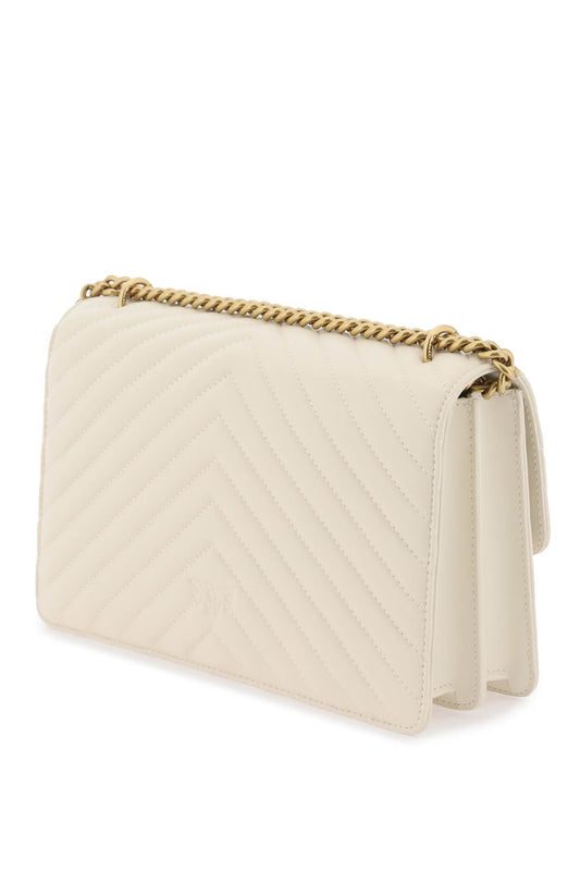 Pinko chevron quilted classic love bag one Handbag Pinko