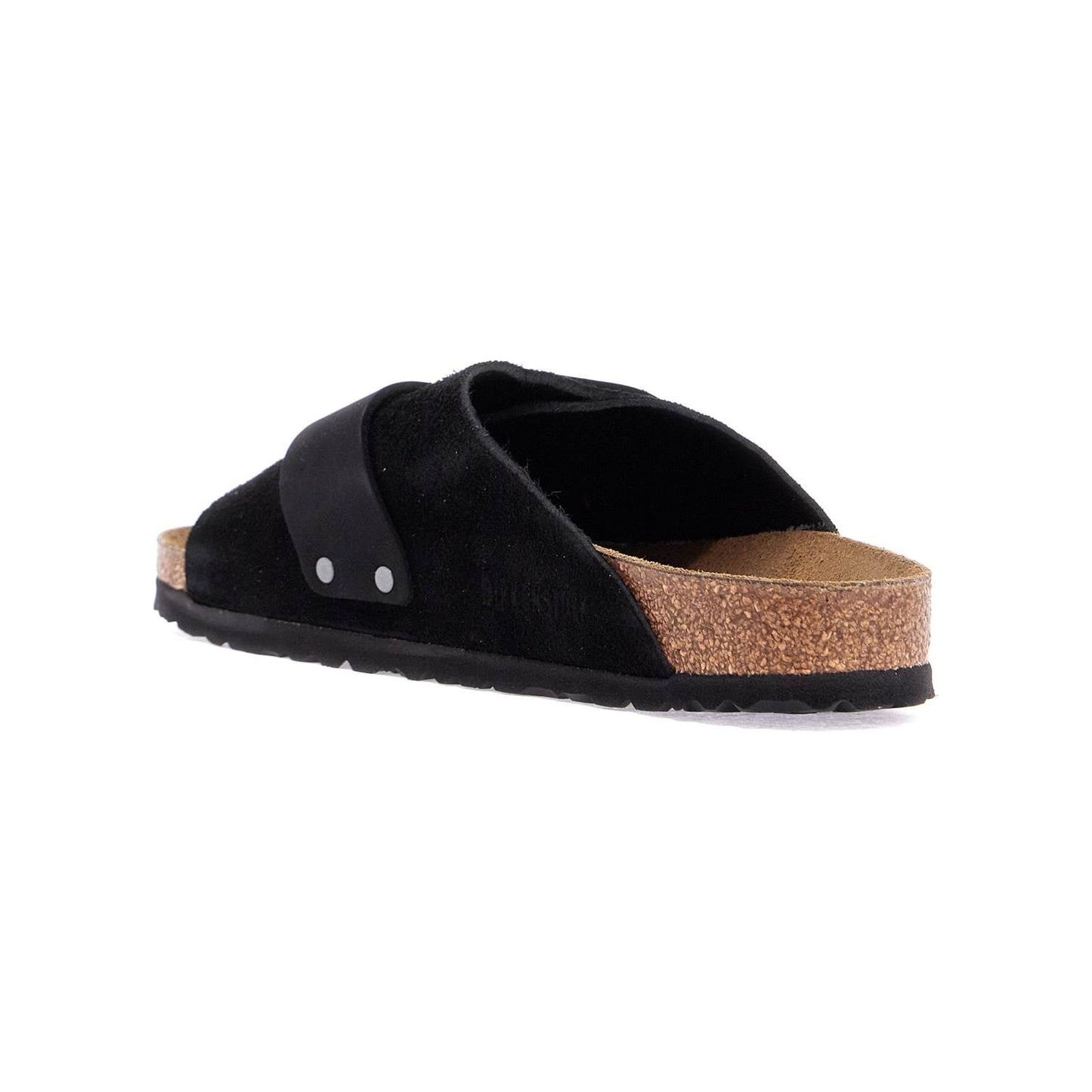 Birkenstock kyoto suede and nubuck leather slides Sandals Birkenstock