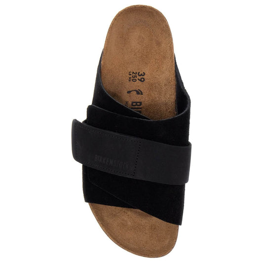 Birkenstock kyoto suede and nubuck leather slides Sandals Birkenstock