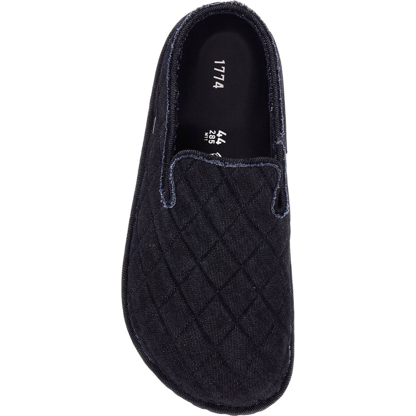 Birkenstock 1774 quilted denim eliscu mules