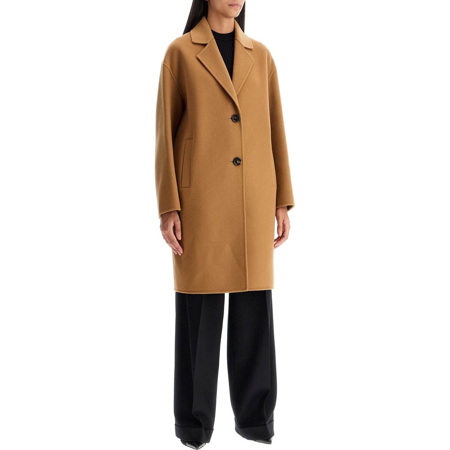 Pinko double wool coat with screwdriver design Jackets Pinko