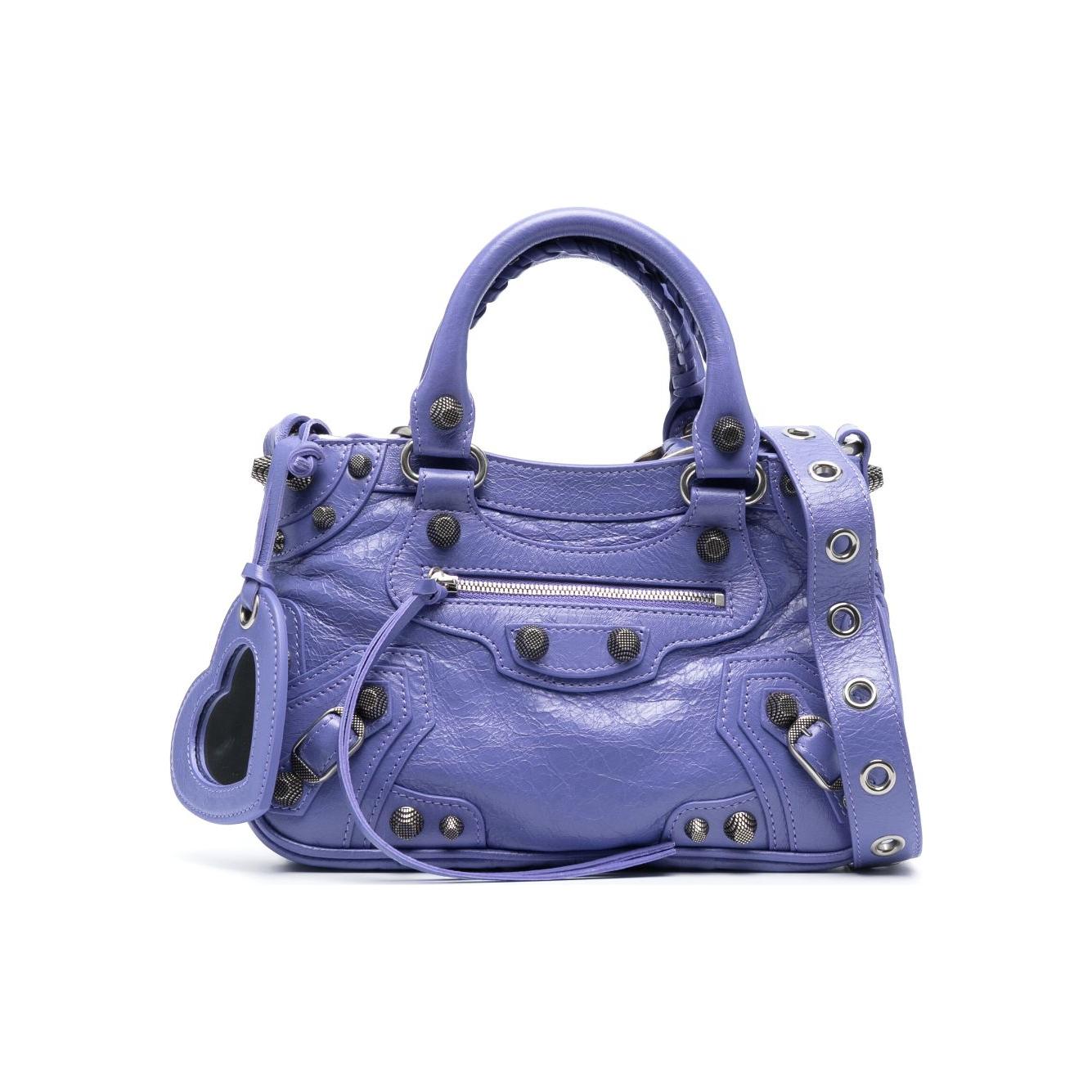 Balenciaga small Neo Cagole tote bag Purple Handbag Balenciaga