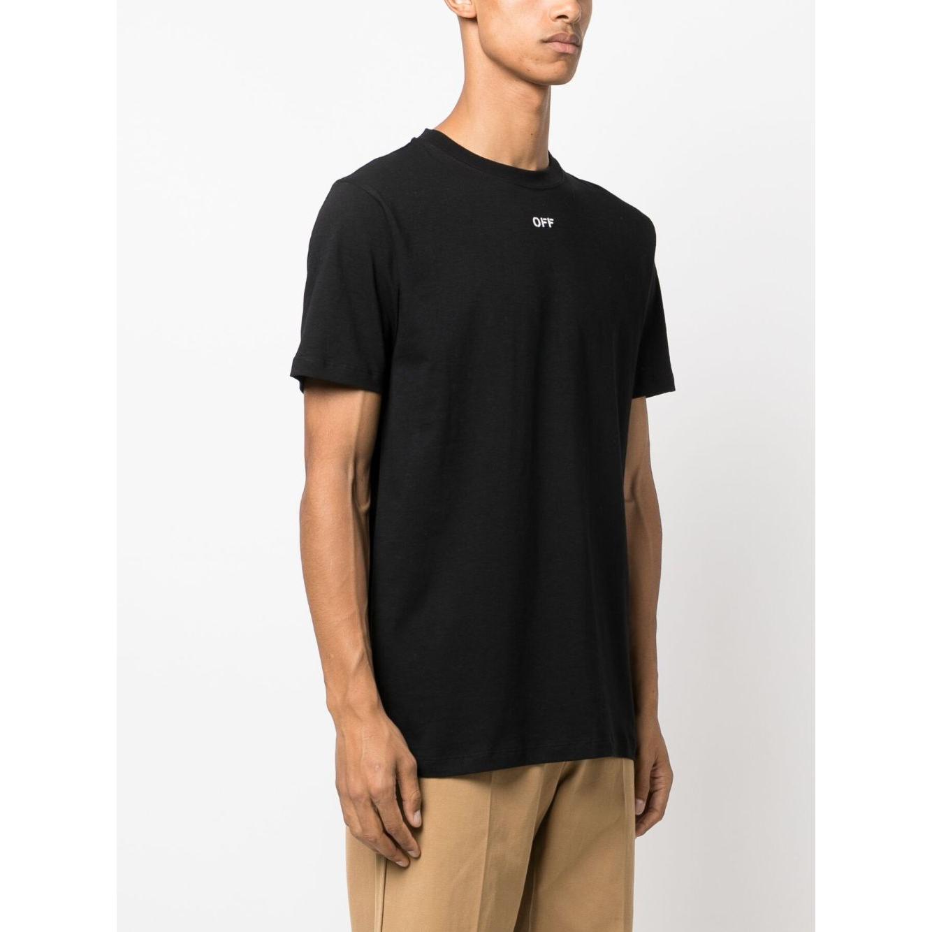 Off-White Men T-shirts Black Topwear Off White