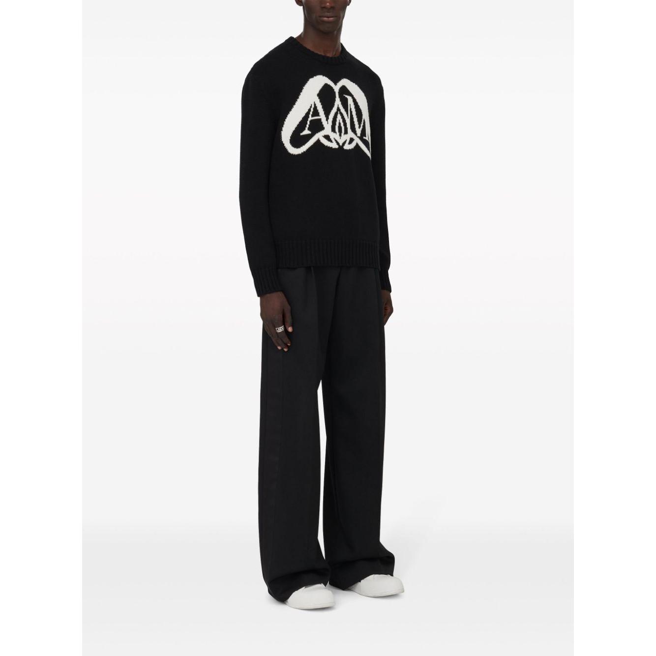 Alexander Mcqueen Alexander McQueen Sweaters Black Topwear Alexander Mcqueen