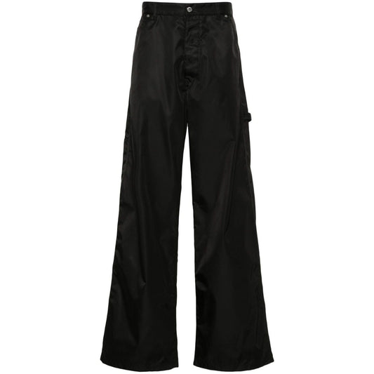 Off White Trousers Black Trousers Off White