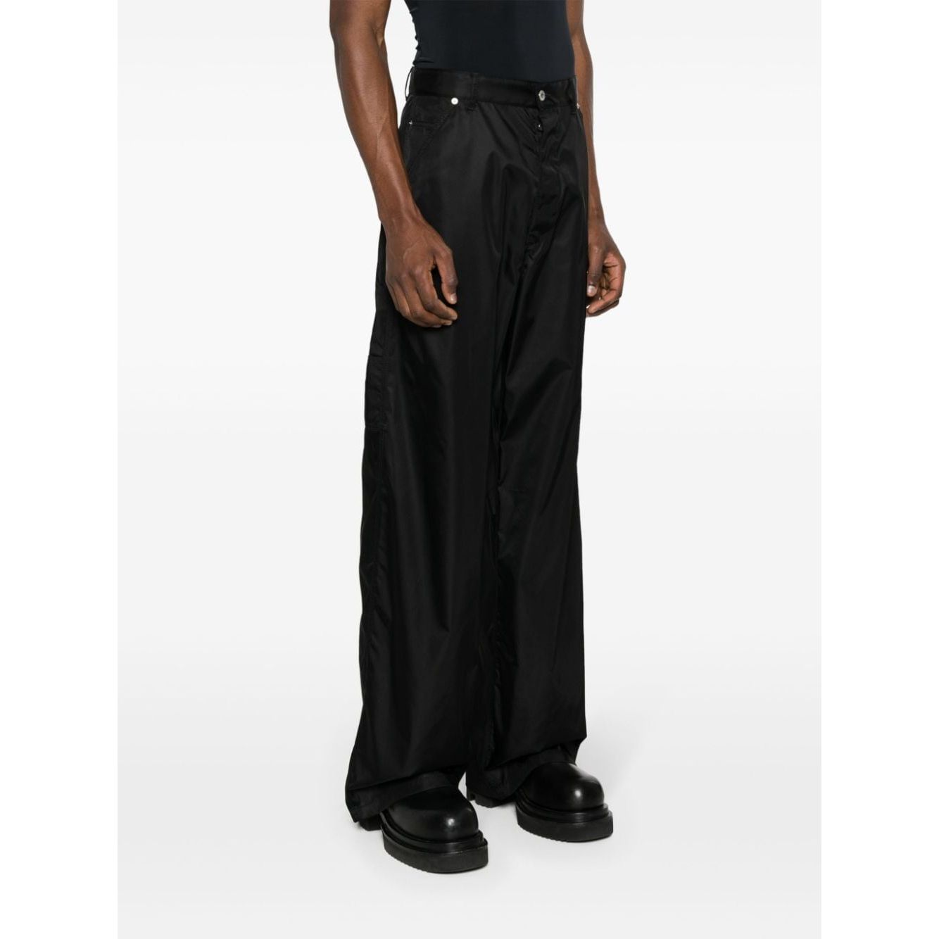 Off White Trousers Black Trousers Off White