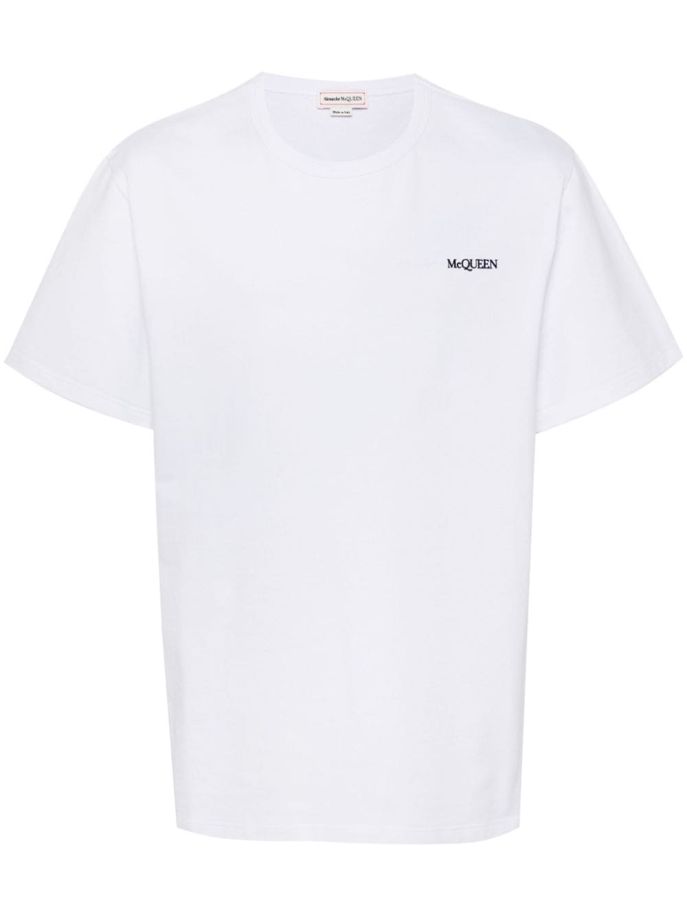 Alexander McQueen T-shirts and Polos White Topwear Alexander Mcqueen