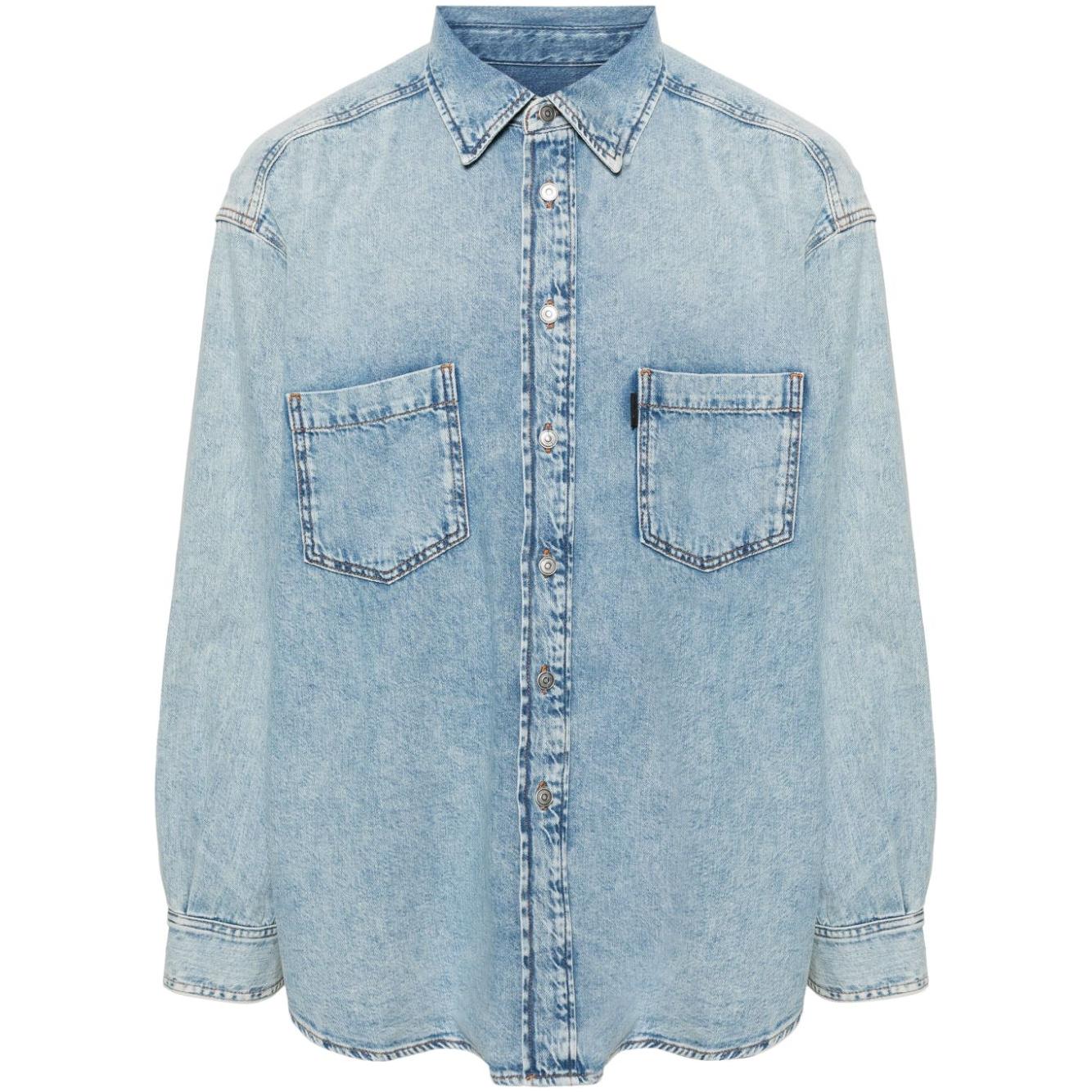 Haikure Cotton Washed Denim Shirts