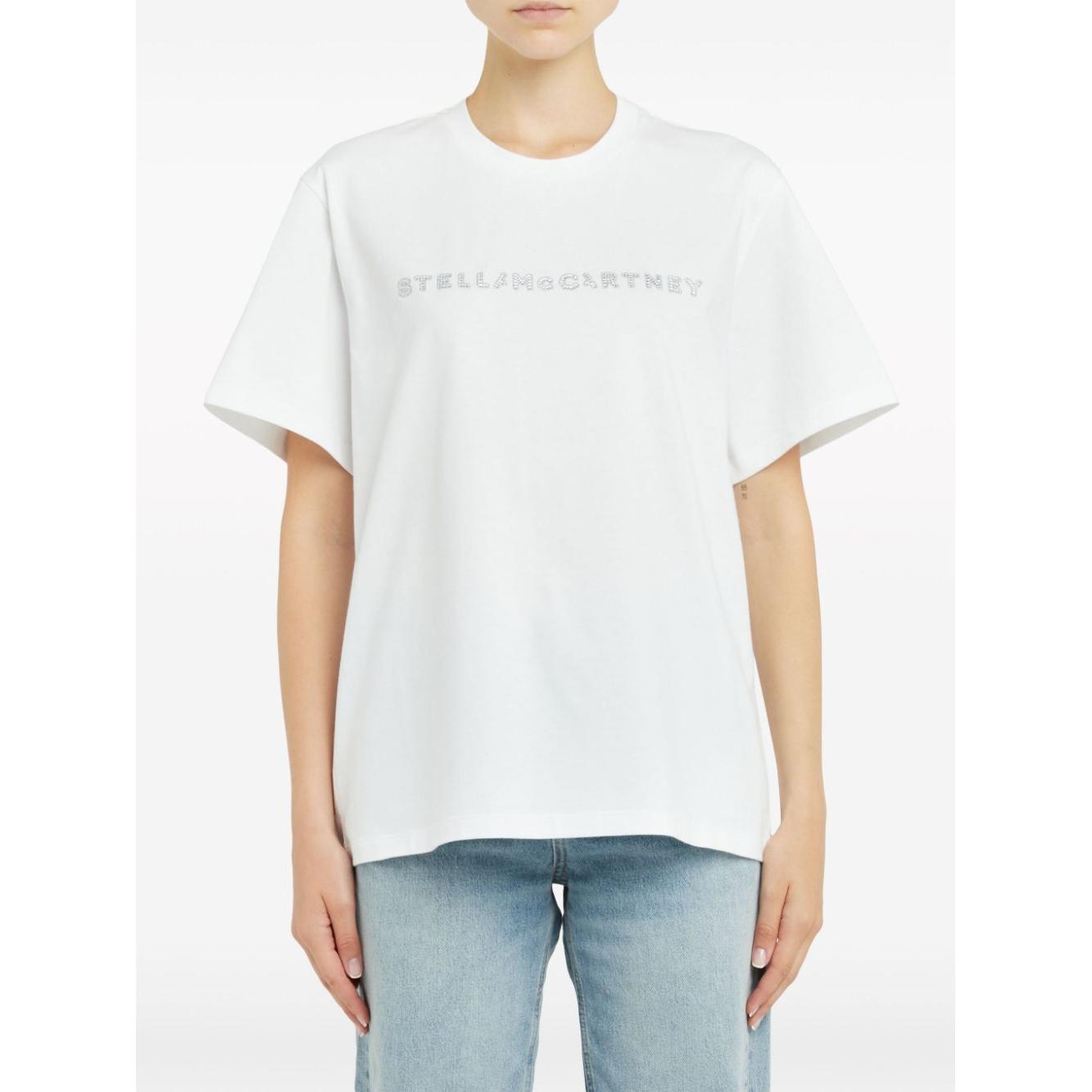 Stella McCartney T-shirts and Polos White Topwear Stella McCartney