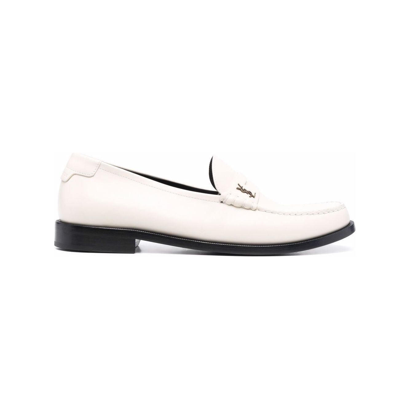 Saint Laurent  Flat shoes White Moccasins Saint Laurent