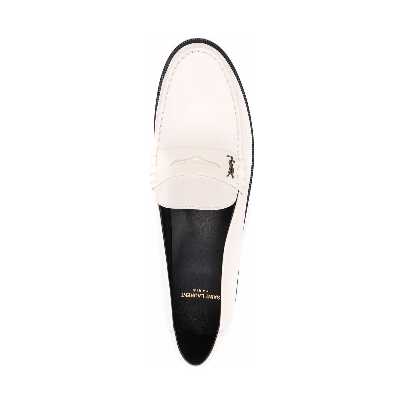 Saint Laurent  Flat shoes White Moccasins Saint Laurent