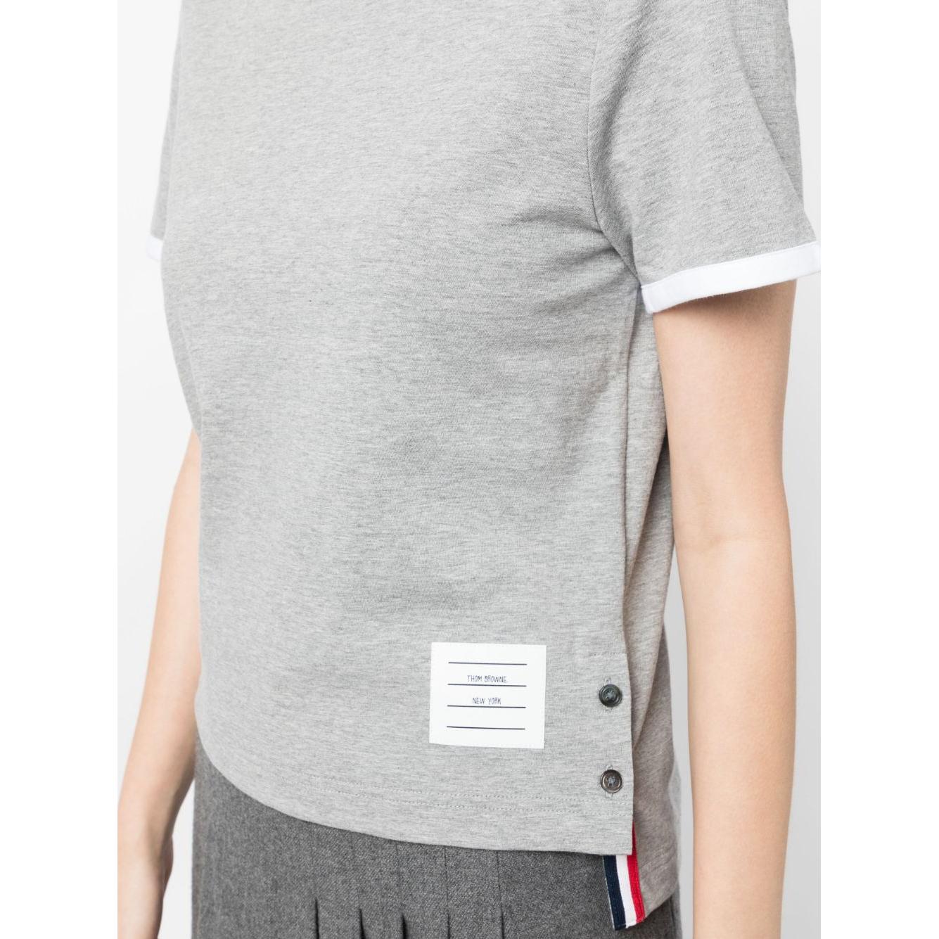 Thom Browne T-shirts and Polos Grey