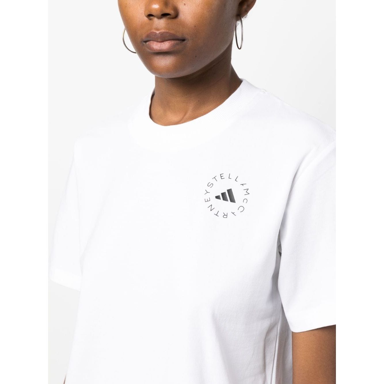 Adidas By Stella McCartney T-shirts and Polos White Topwear Adidas By Stella McCartney