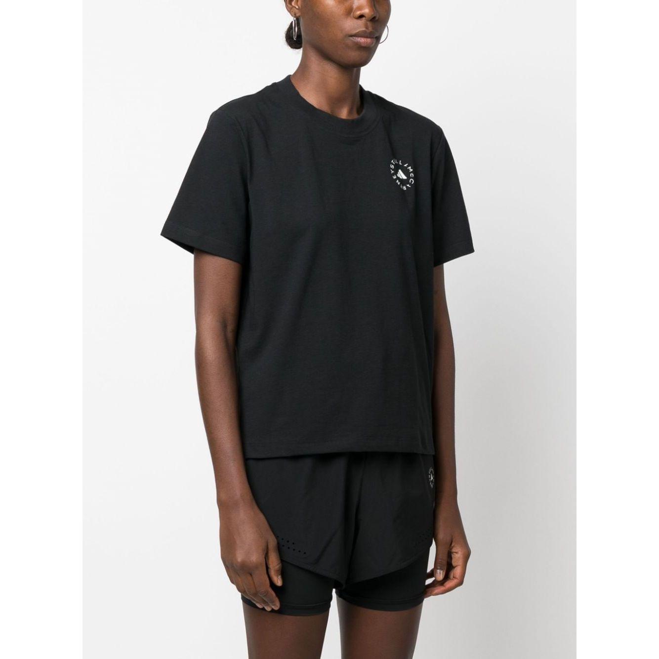 Adidas By Stella McCartney T-shirts and Polos Black Topwear Adidas By Stella McCartney