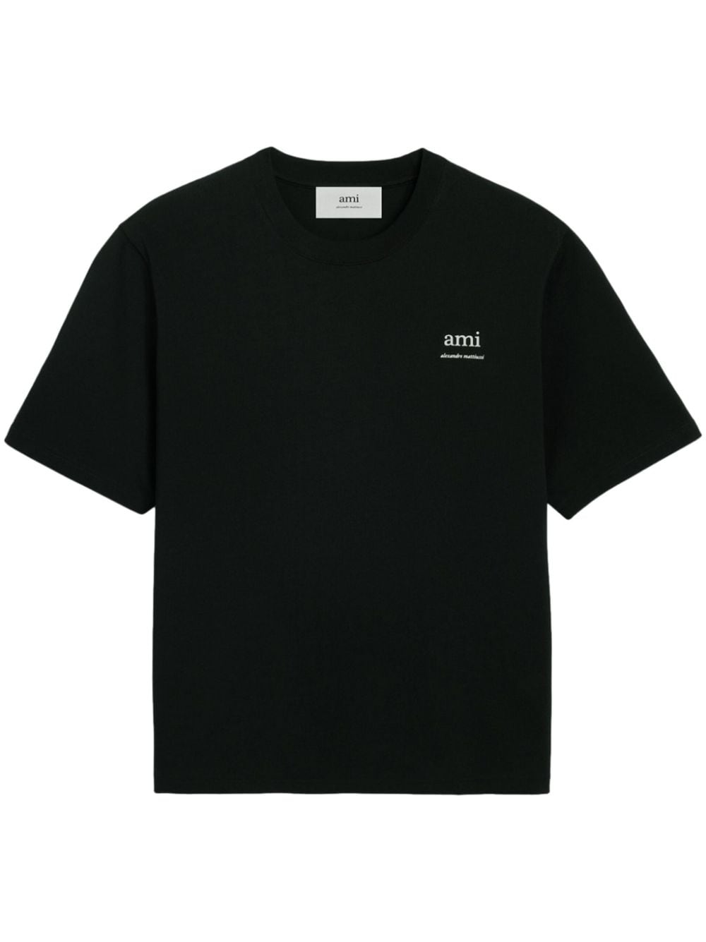 Ami Paris T-shirts and Polos Black Topwear Ami Paris