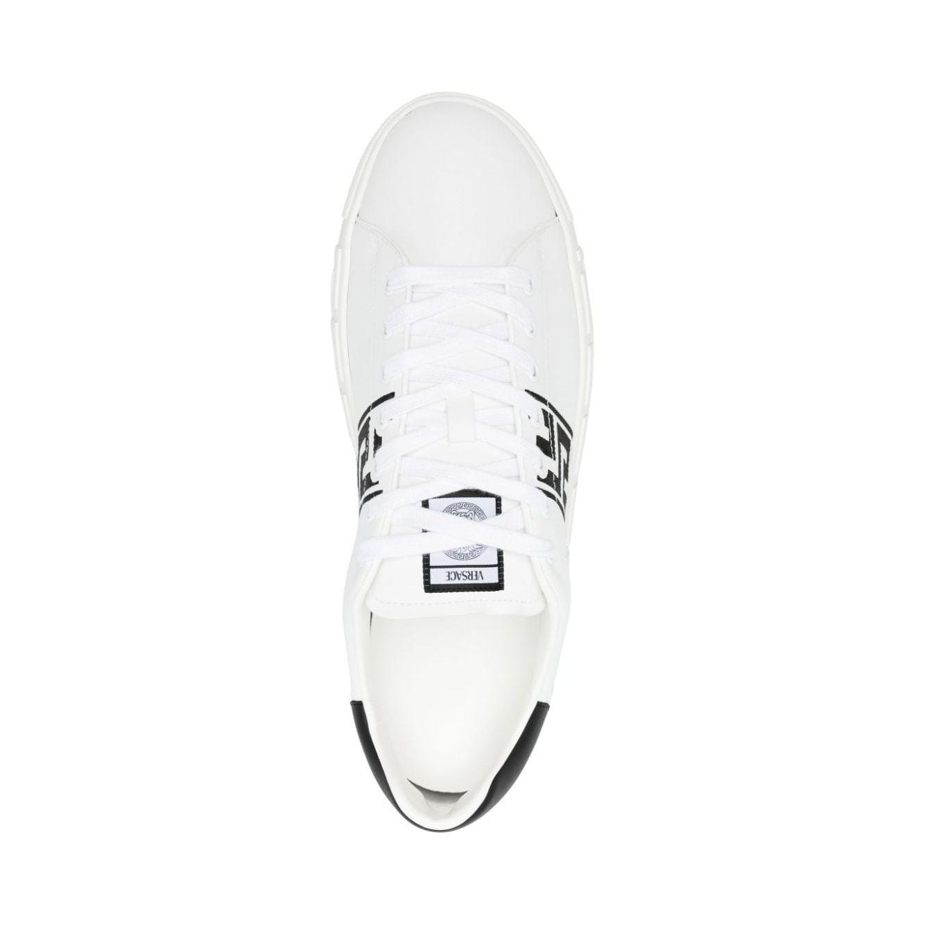 Versace Greca embroidery Men Sneakers White Sneakers Versace