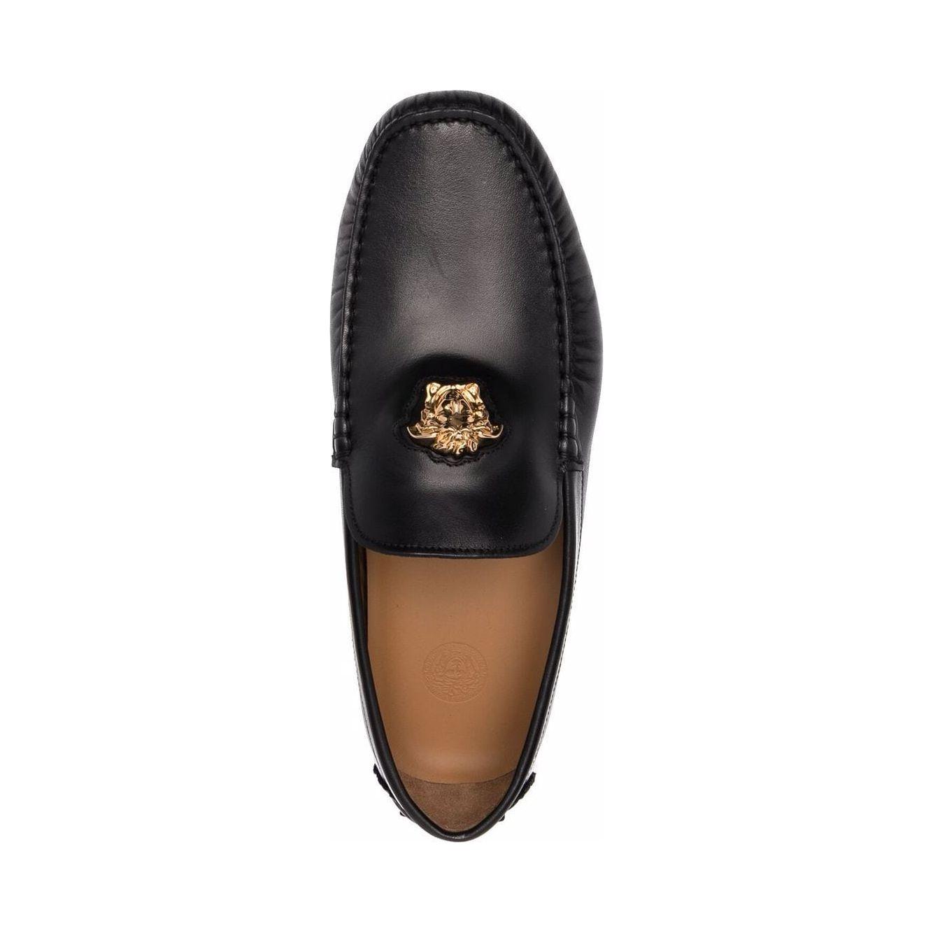 Versace Flat shoes Black Moccasins Versace