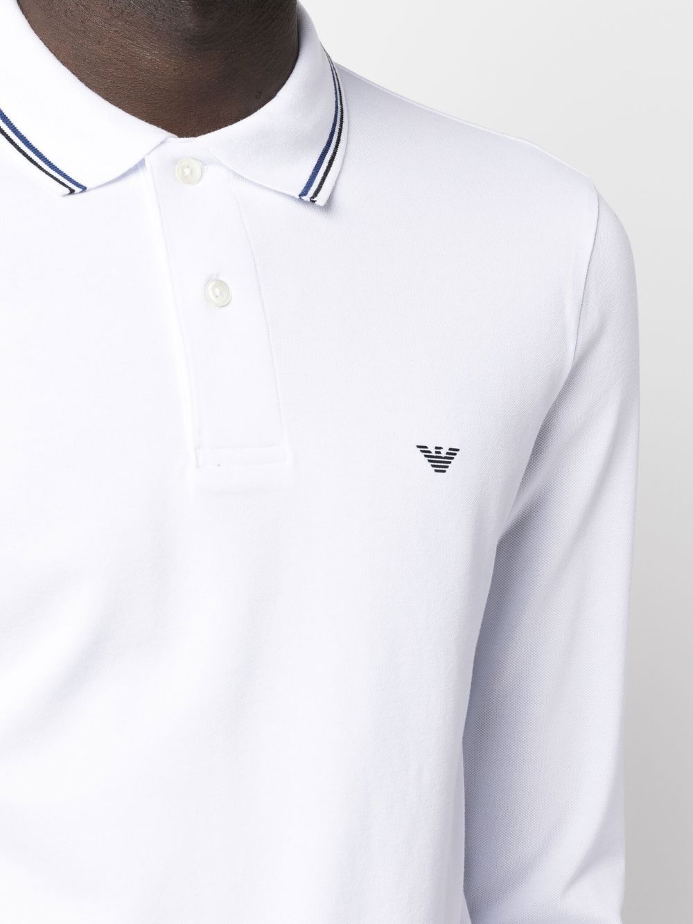 Emporio Armani T-shirts and Polos White Topwear Emporio Armani