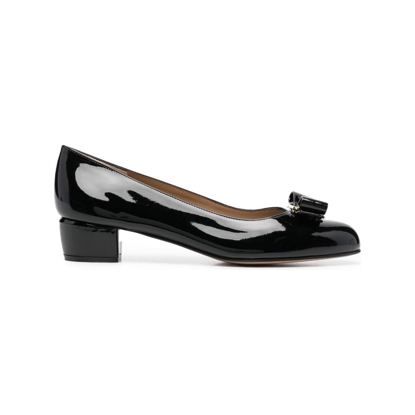 Ferragamo With Heel Black High Heel Ferragamo