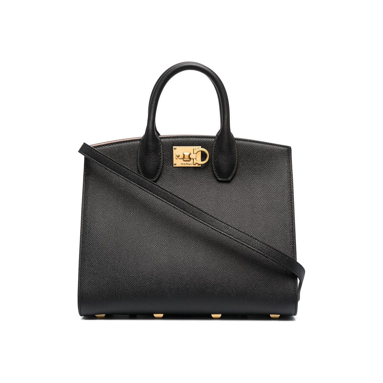 Ferragamo Studio Box Bag Black Handbag Ferragamo