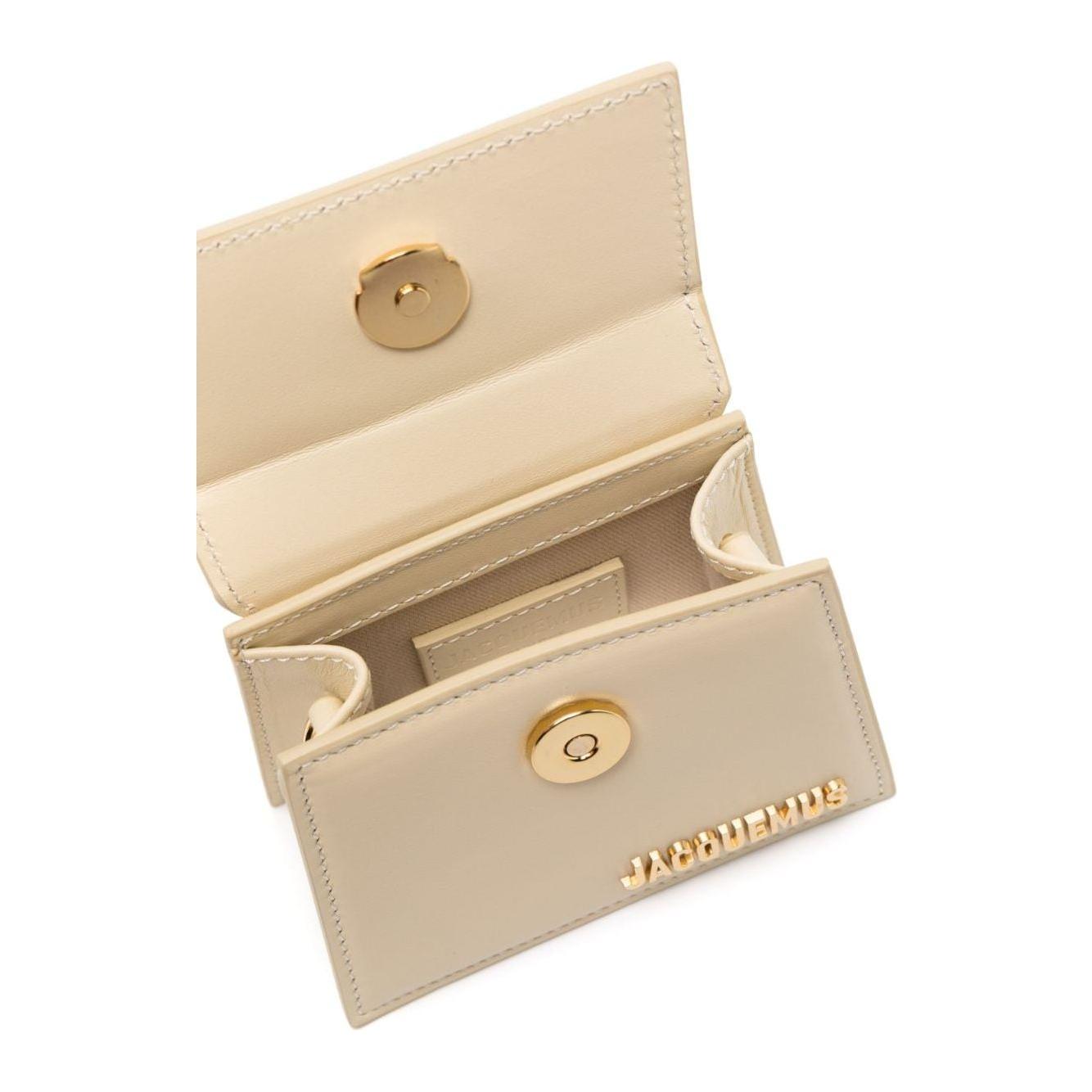 JACQUEMUS Bags.. Ivory Clutches JACQUEMUS