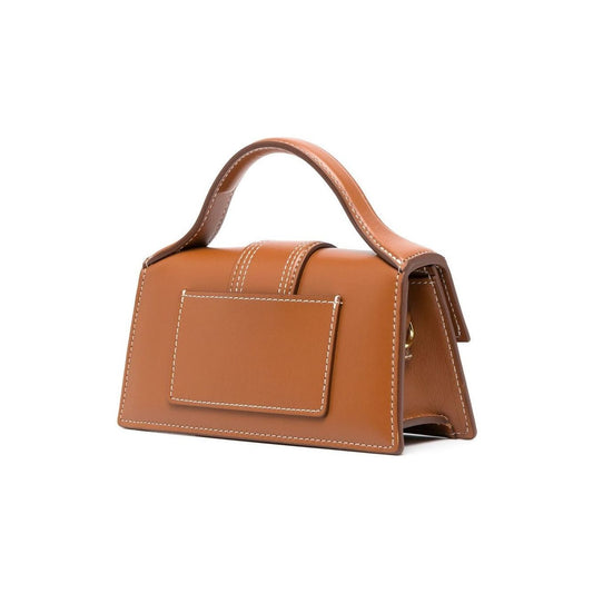 JACQUEMUS Bags.. Leather Brown Handbag JACQUEMUS