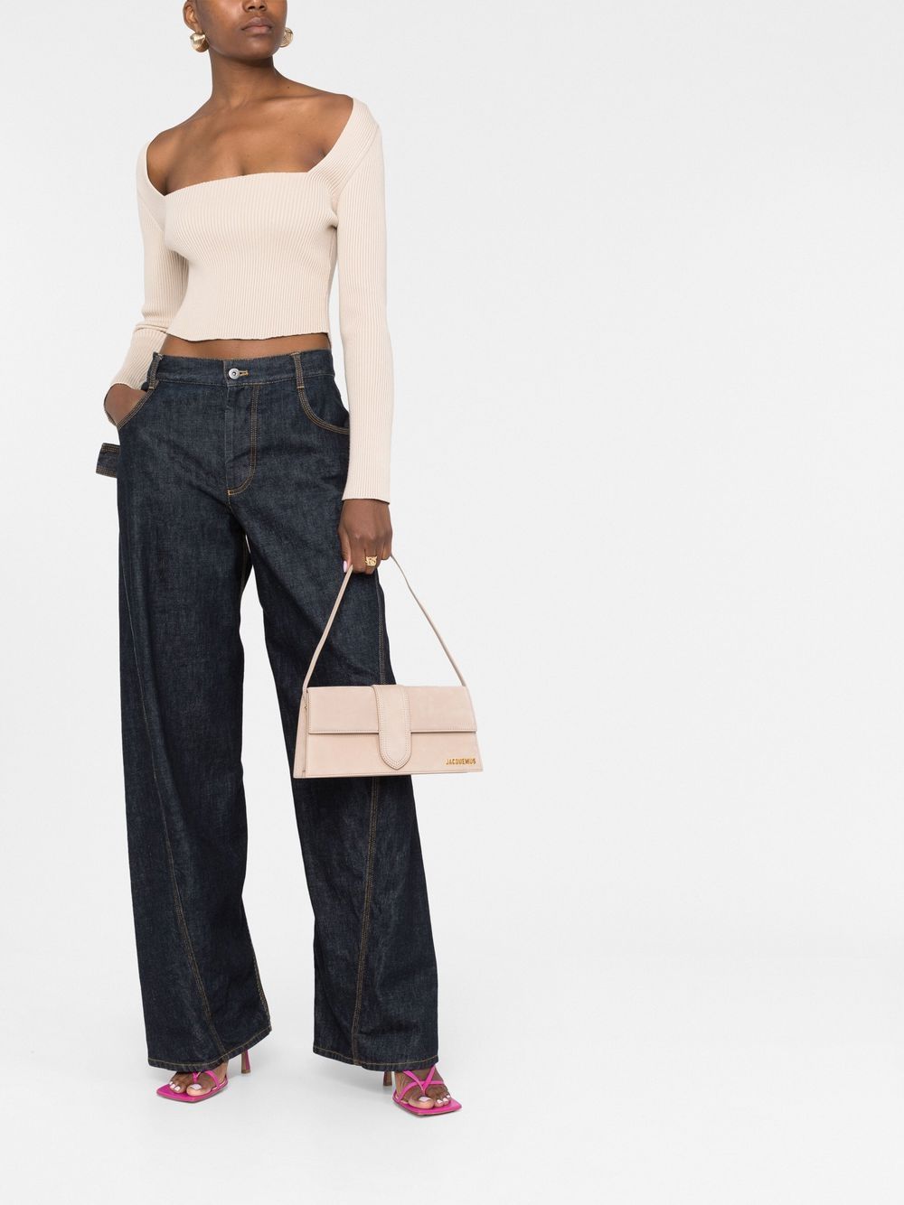 JACQUEMUS Bags.. Beige Shoulder JACQUEMUS