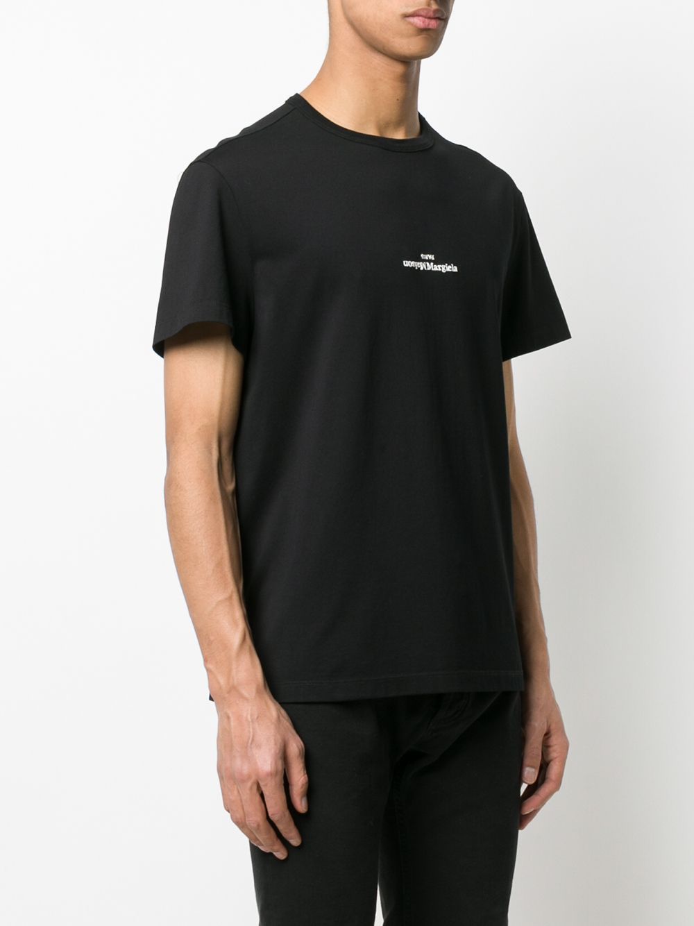 Maison Margiela  crew-neck men T-shirts Black Topwear Maison Margiela