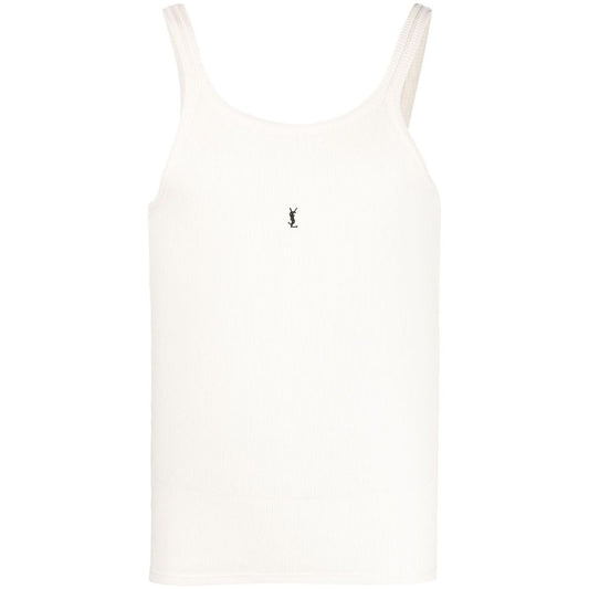 Saint Laurent  Top White Topwear Saint Laurent