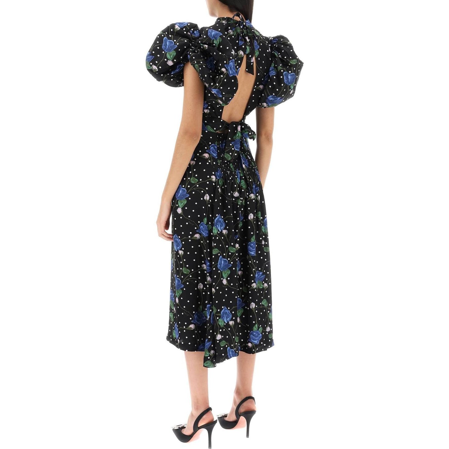 Rotate midi dress with balloon sleeves Dresses Rotate