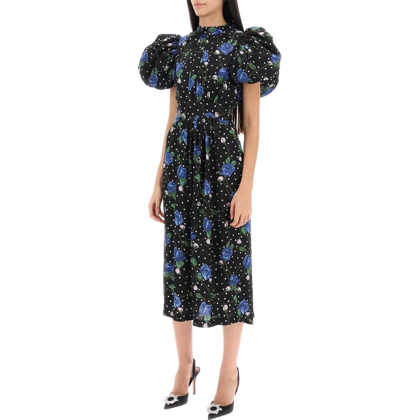 Rotate midi dress with balloon sleeves Dresses Rotate