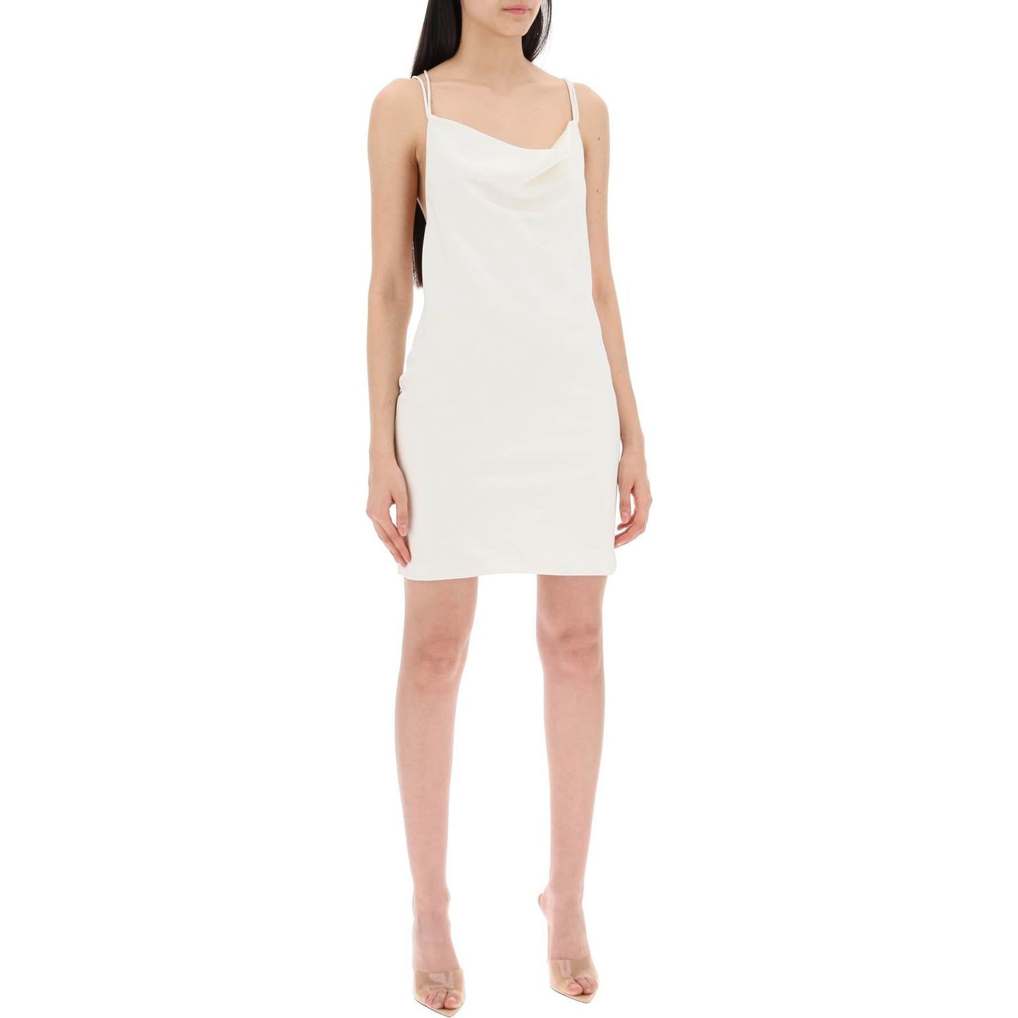 Rotate satin mini slip dress