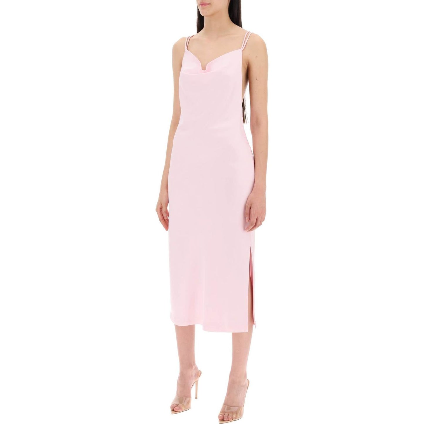 Rotate satin midi slip dress for a Dresses Rotate