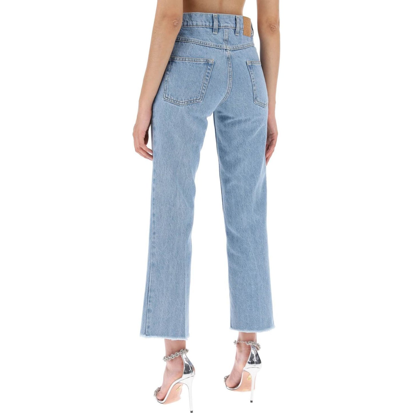 Magda Butrym low-waisted cropped jeans Jeans Magda Butrym