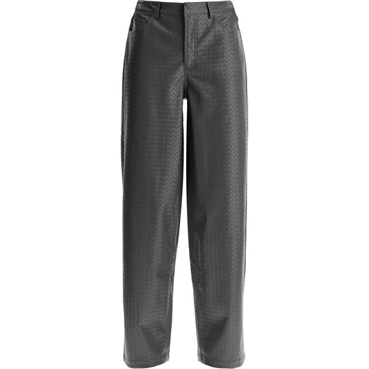 Rotate wide woven patterned trousers Trousers Rotate