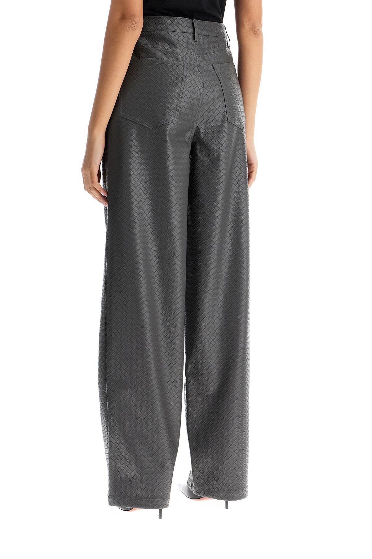 Rotate wide woven patterned trousers Trousers Rotate