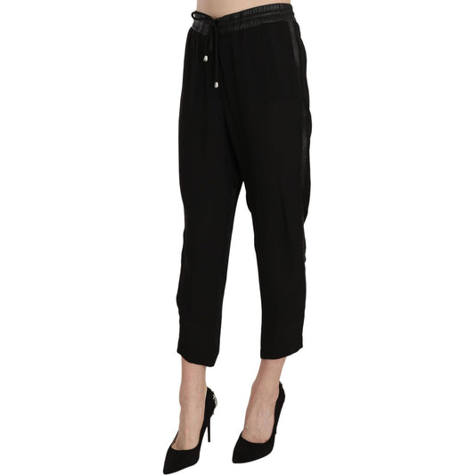 Guess Chic High Waist Cropped Pants in Elegant Black Jeans & Pants Guess