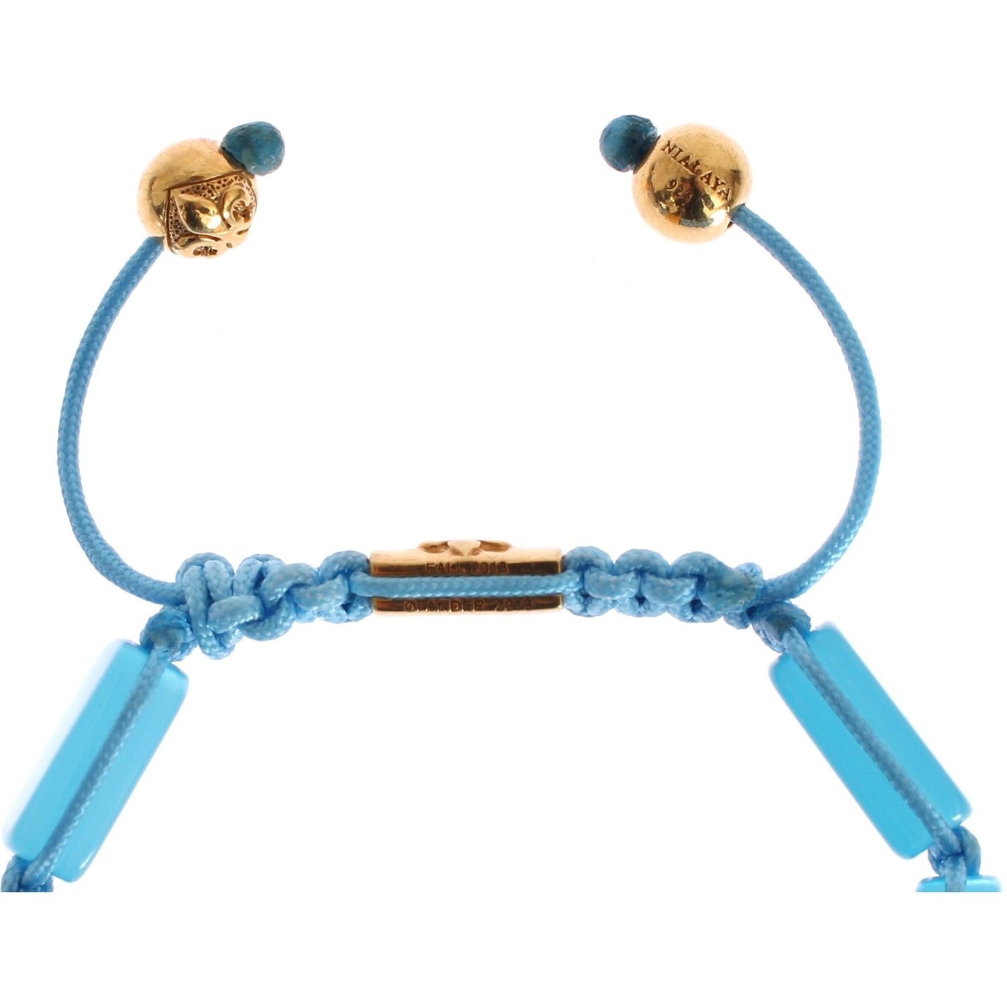 Nialaya Elegant Blue Opal & Diamond-Studded Bracelet Nialaya