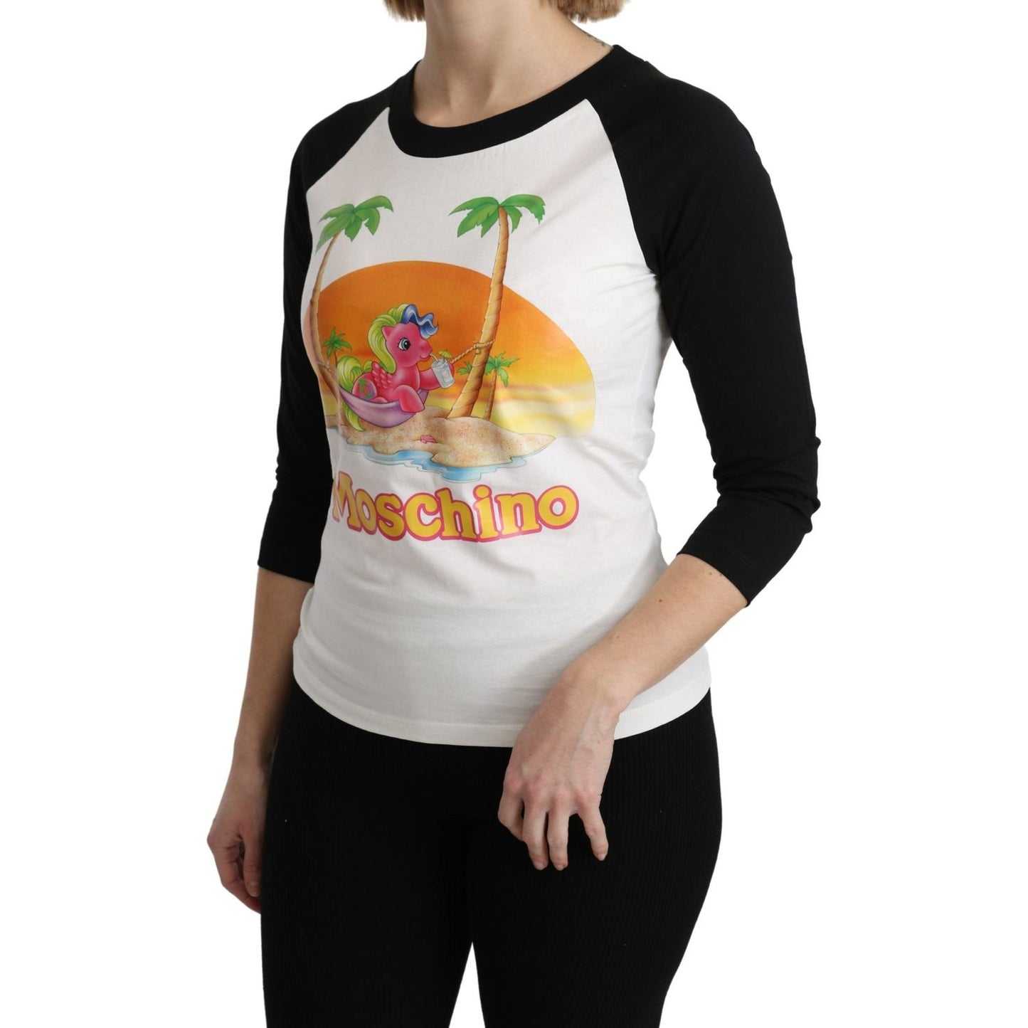 Moschino Chic My Little Pony Crew Neck Cotton Top Moschino