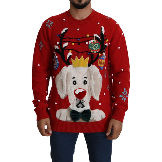 Dolce & Gabbana Elegant Christmas Cashmere Sweater Dolce & Gabbana