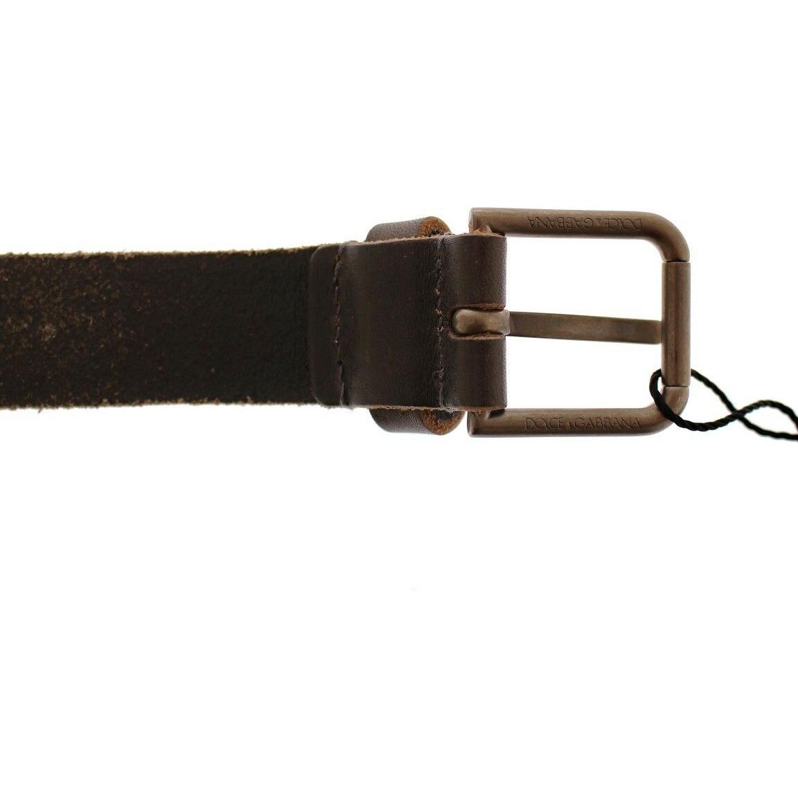 Dolce & Gabbana Elegant Leather-Cotton Fusion Men's Belt Belt Dolce & Gabbana