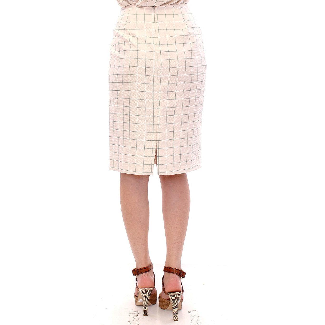 Andrea Incontri Elegant White Pencil Skirt - Chic and Sophisticated Andrea Incontri