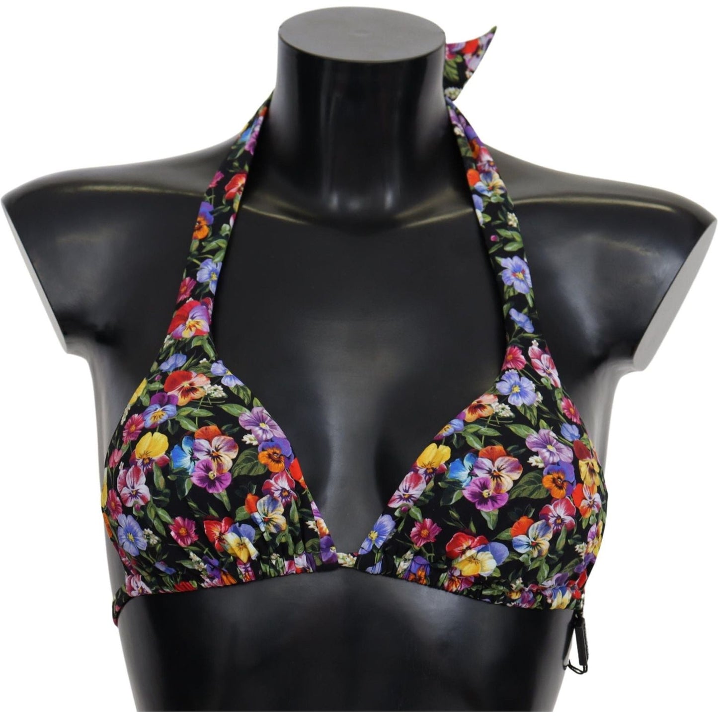 Dolce & Gabbana Chic Floral Printed Bikini Top Dolce & Gabbana