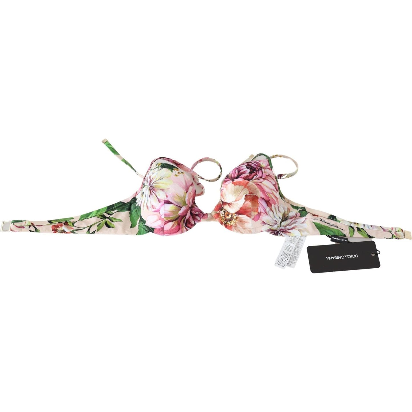 Dolce & Gabbana Floral Elegance Elastic Bikini Top Dolce & Gabbana