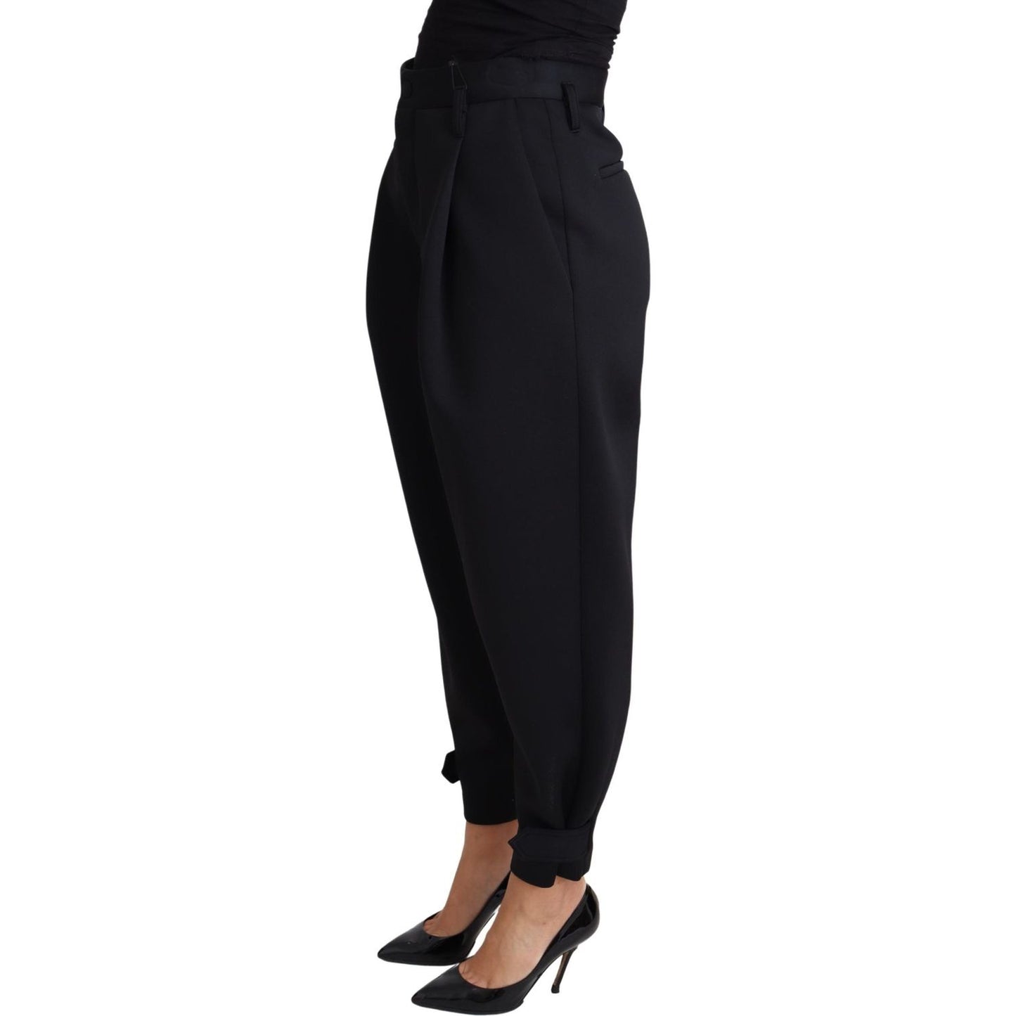 Dolce & Gabbana Elegant High-Waist Cropped Trousers Dolce & Gabbana