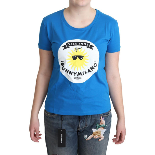 Moschino Sunny Milano Chic Round Neck Tee Moschino