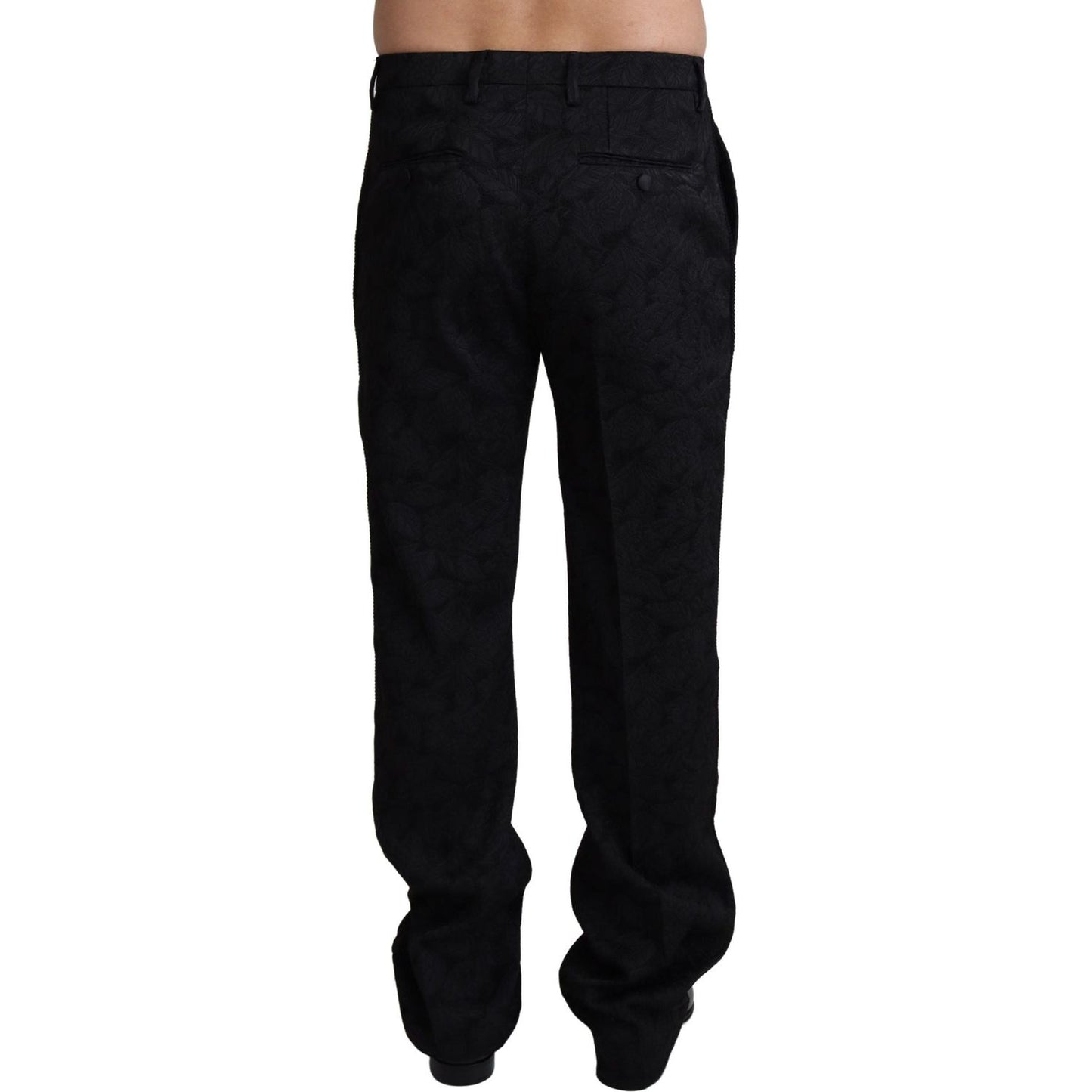 Dolce & Gabbana Elegant Black Dress Pants for Sophisticated Style Dolce & Gabbana