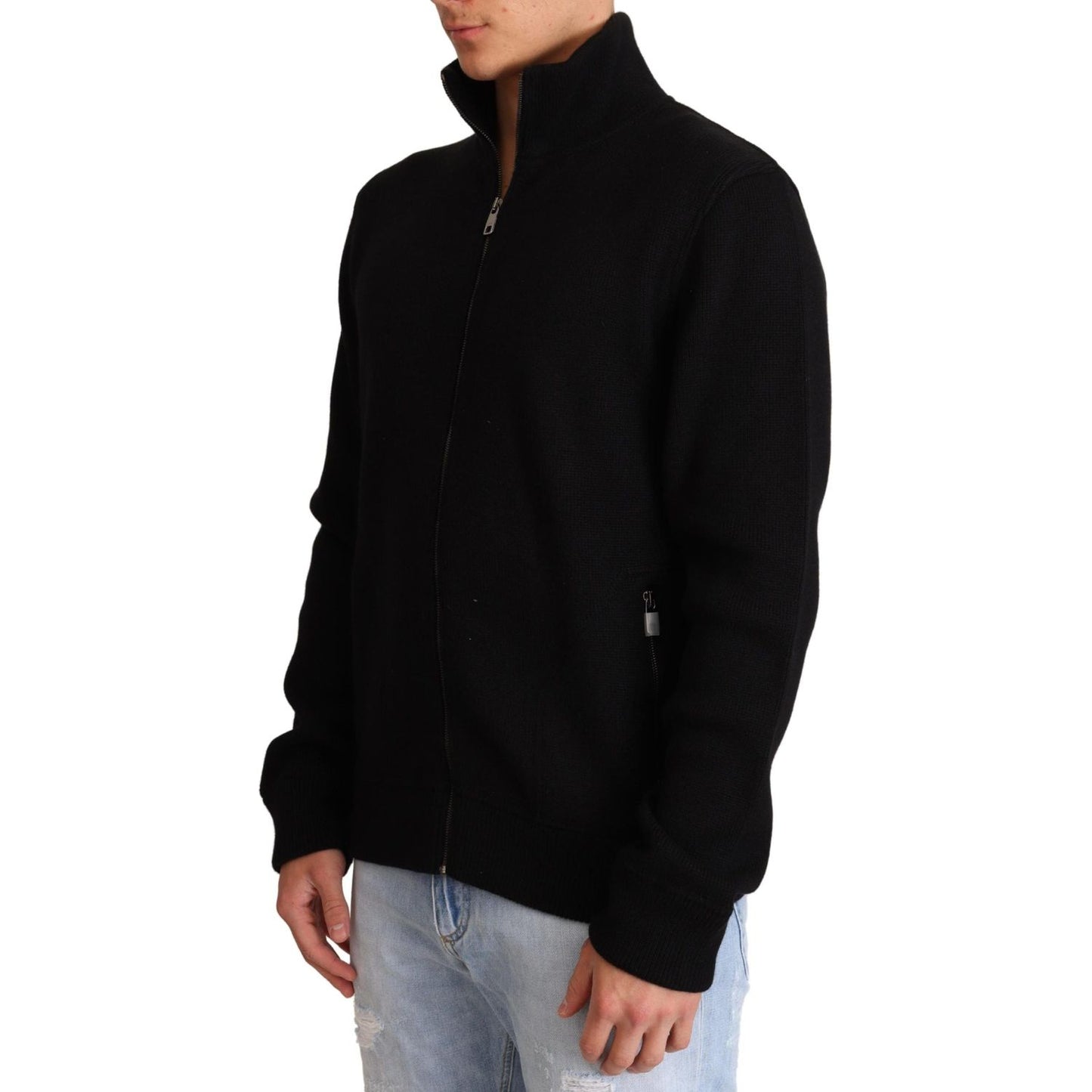 Dolce & Gabbana Elegant High Neck Cashmere Blend Sweater Dolce & Gabbana