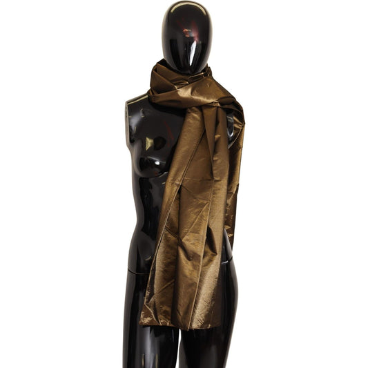 Elegant Metallic Bronze Scarf